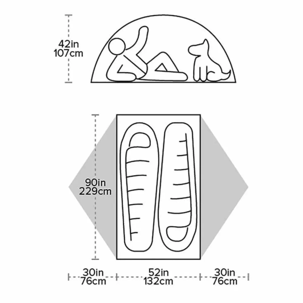Big Agnes Blacktail 2 Warm Olive/Chinois Green Sale