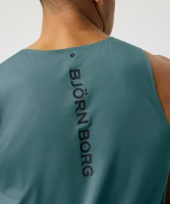 Björn Borg Men's Borg Feather Tank Balsam Green