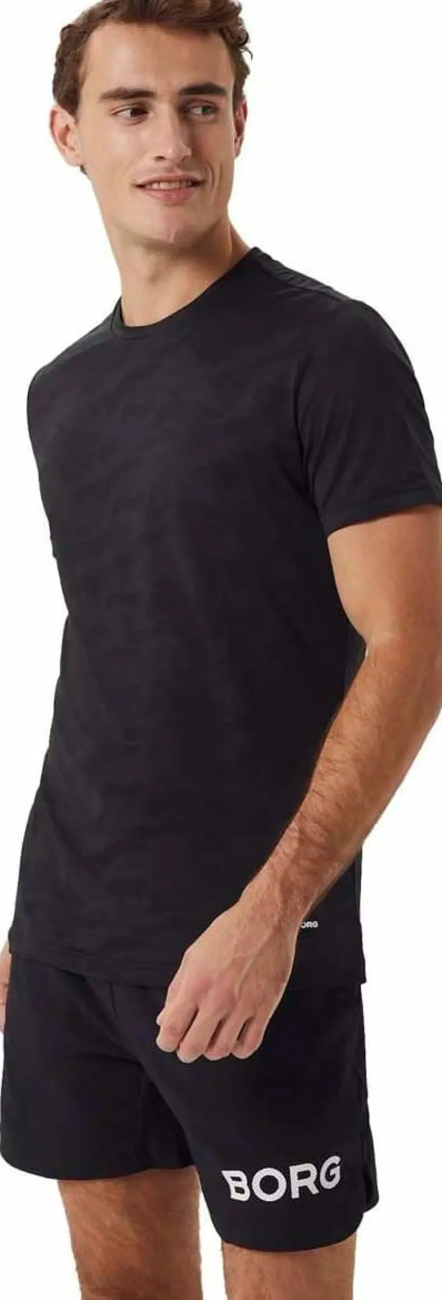 Björn Borg Men's Borg Performance T-Shirt Black Beauty
