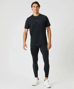 Björn Borg Men's Borg Running Perforated T-Shirt Black Beauty Outlet