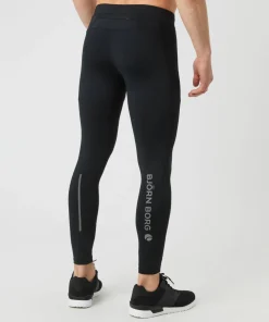 Björn Borg Men's Borg Running Tights Black Beauty Outlet