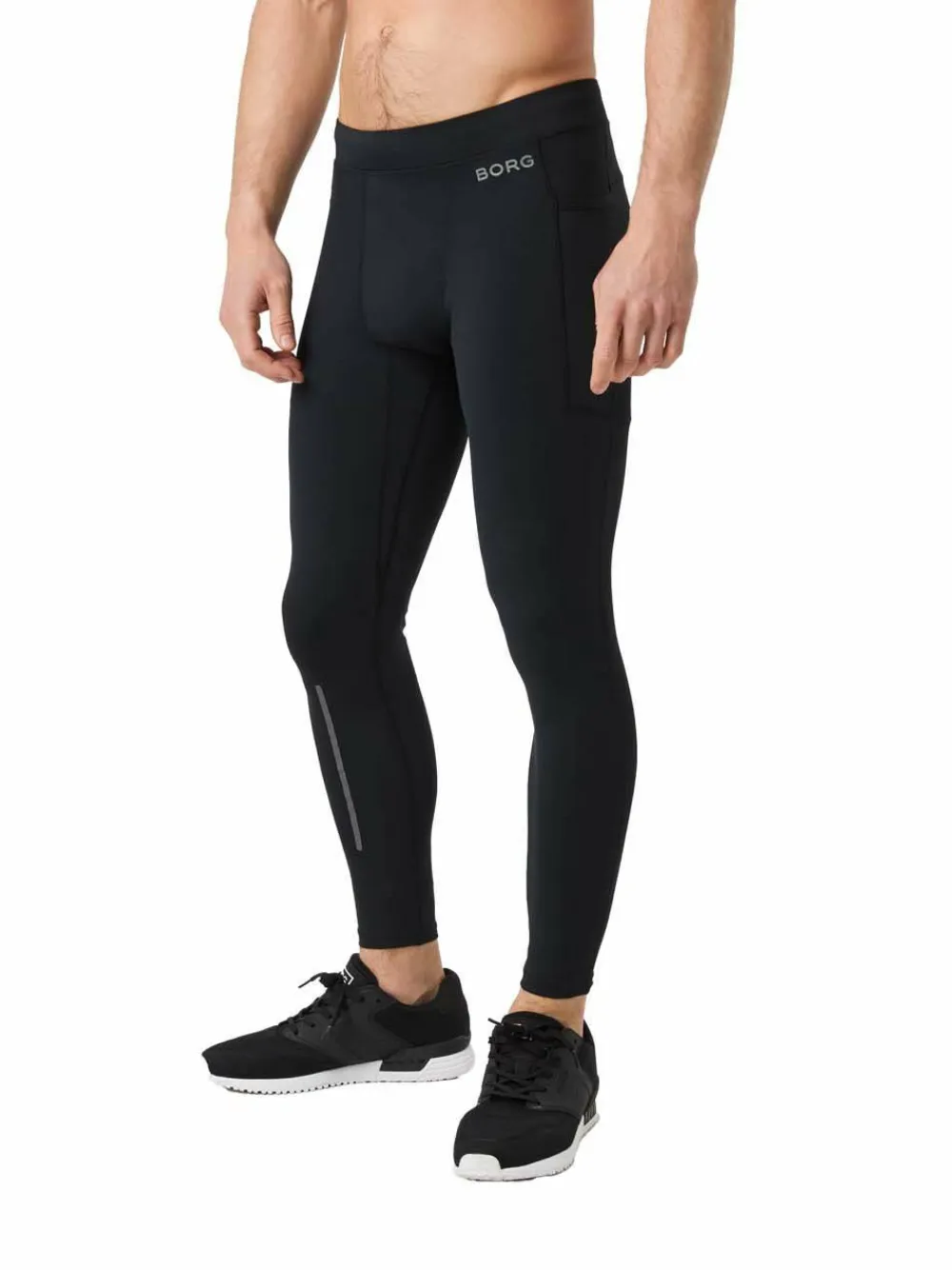 Björn Borg Men's Borg Running Tights Black Beauty Outlet