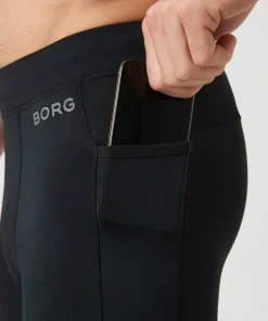 Björn Borg Men's Borg Running Tights Black Beauty Outlet