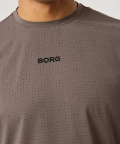 Björn Borg Men's Borg Running Perforated T-Shirt Falcon
