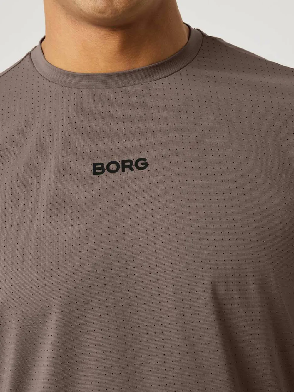 Björn Borg Men's Borg Running Perforated T-Shirt Falcon