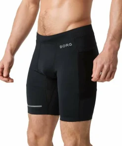 Björn Borg Men's Borg Running Short Tights Black Beauty