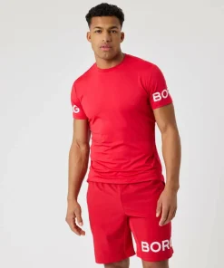 Björn Borg Men's Borg T-Shirt Lychee Hot