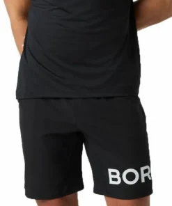Björn Borg Men's Borg T-Shirt Black Beauty/Red