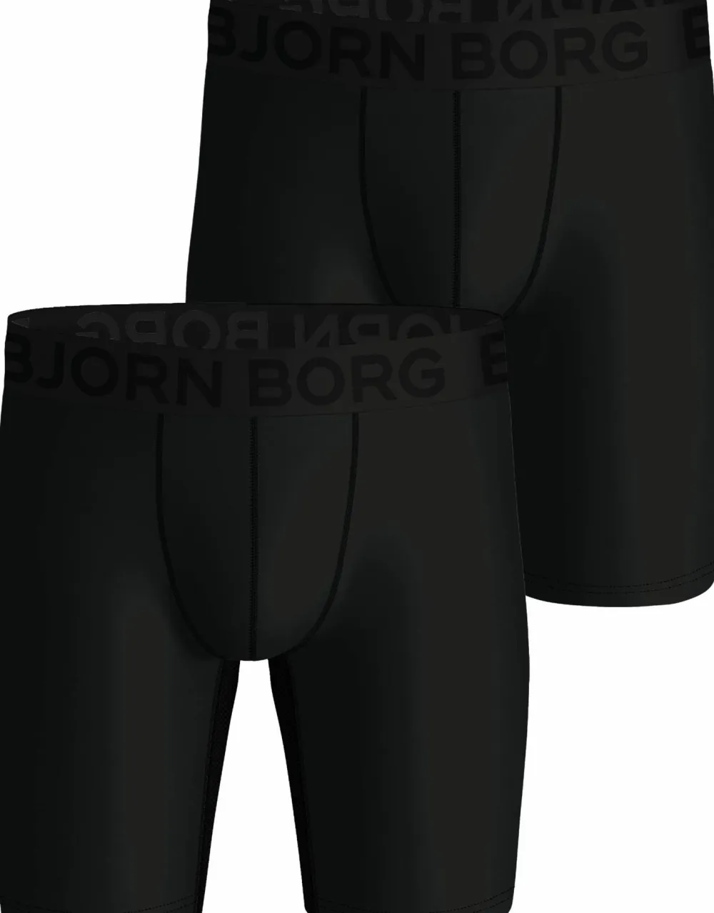 Discount Men's Sports Lightweight Long Leg Boxer 2p Kalsonger