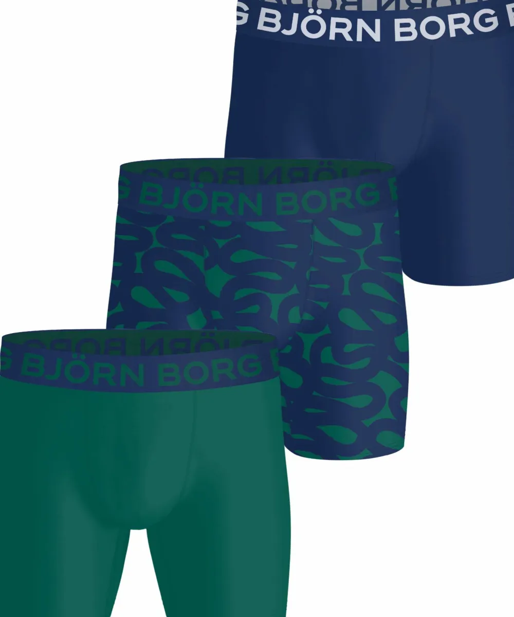 Björn Borg Men's Sports Microfiber Boxer 3p Multipack 2 Discount