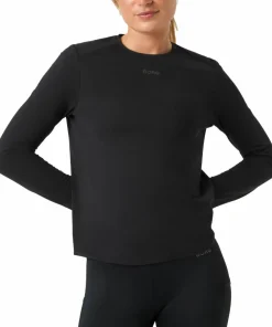 Björn Borg Women's Borg Running Feather Long Sleeve T-Shirt Black Beauty Discount