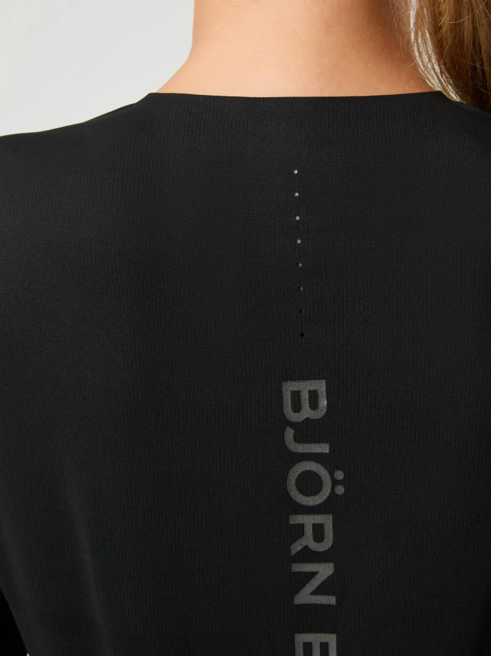 Björn Borg Women's Borg Running Feather Long Sleeve T-Shirt Black Beauty Discount