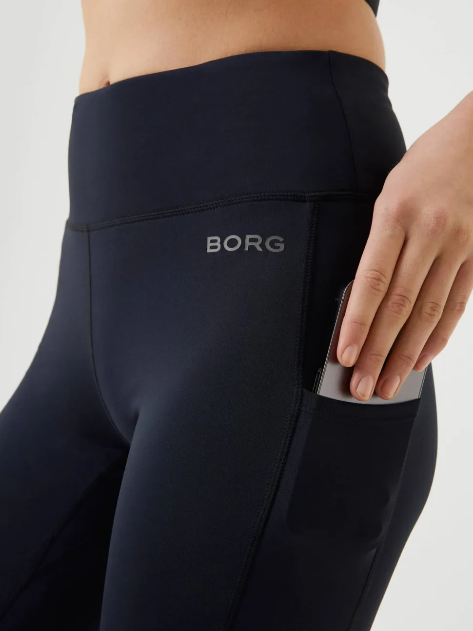 Björn Borg Women's Borg Running Winter Tights Black Beauty