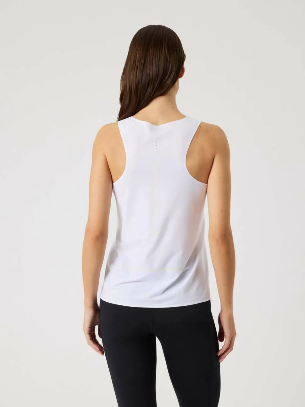 Björn Borg Women's Borg Running Feather Tank Brilliant White