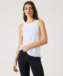 Björn Borg Women's Borg Running Feather Tank Brilliant White