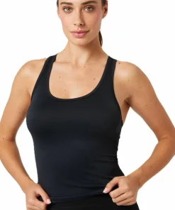 Björn Borg Women's Borg Soft Racerback Tank Top Black Beauty