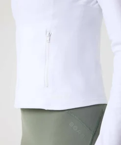 Björn Borg Women's Borg Soft Zip Midlayer Brilliant White