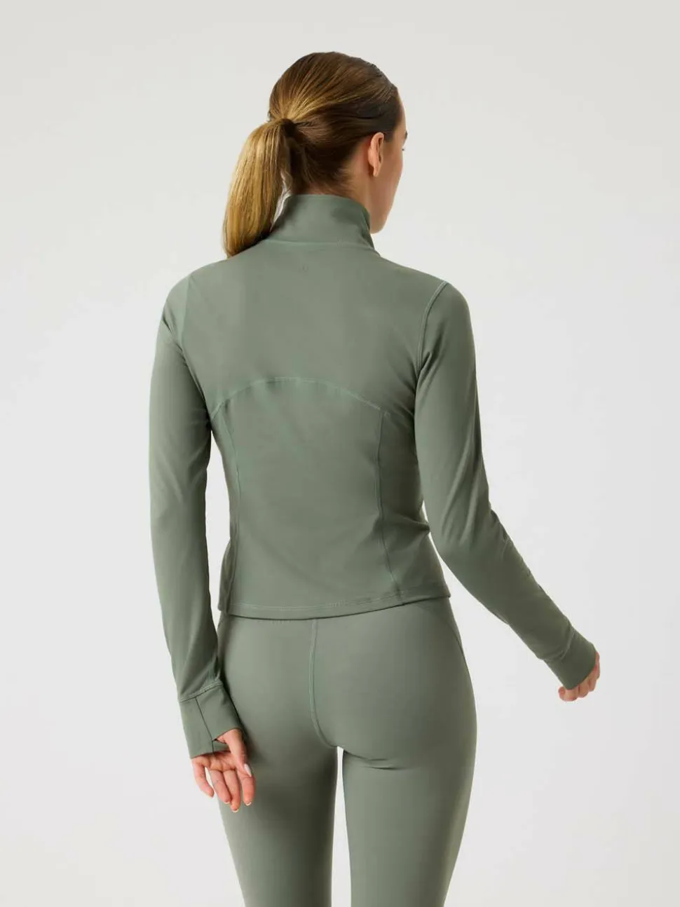 Björn Borg Women's Borg Soft Zip Midlayer Agave Green