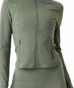 Björn Borg Women's Borg Soft Zip Midlayer Agave Green