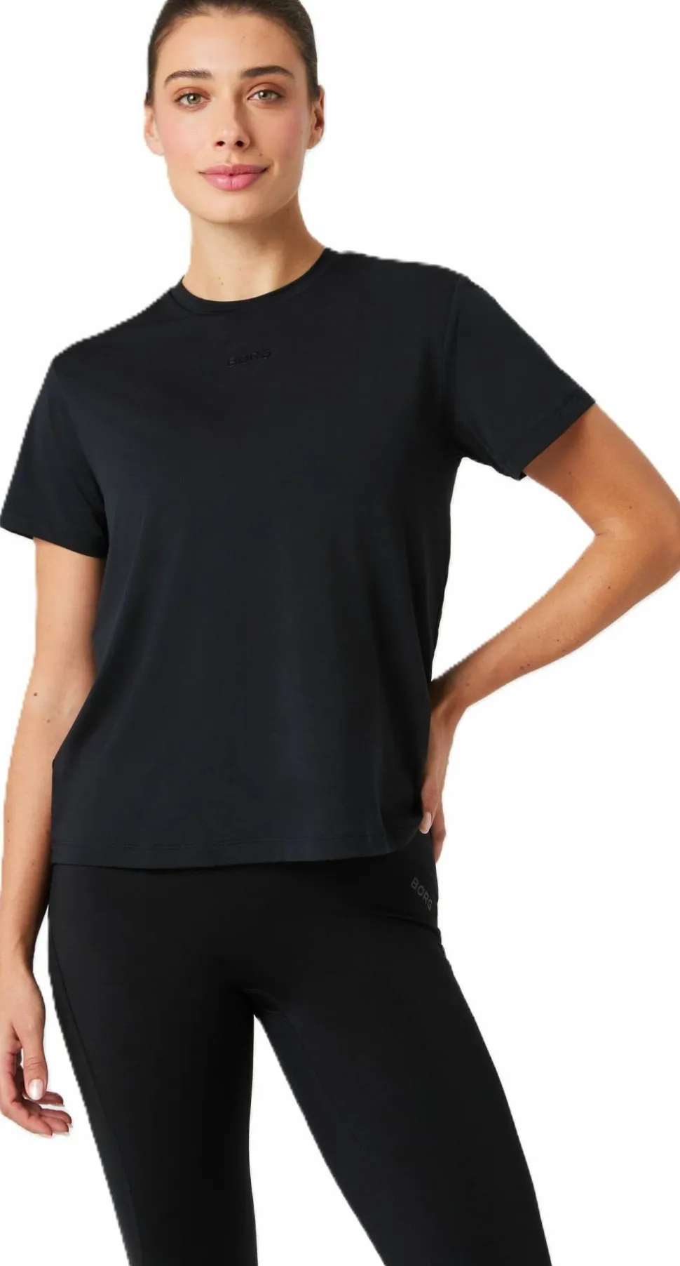 Björn Borg Women's Borg Sports T-Shirt Black Beauty