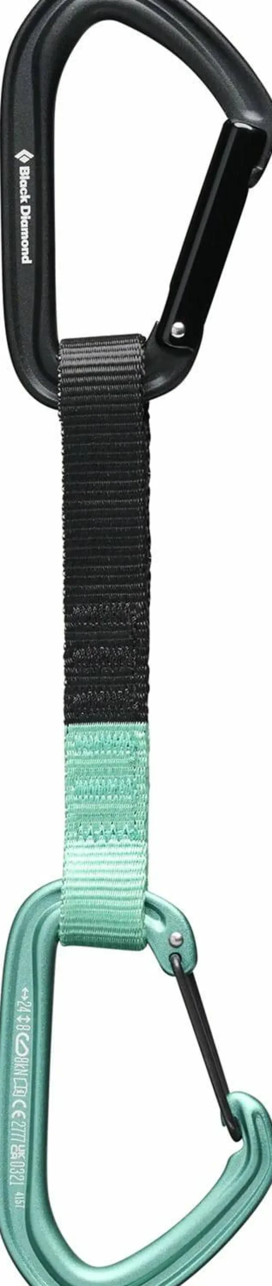 Black Diamond Hotforge Hybrid Quickdraw 16 Cm Clean Green
