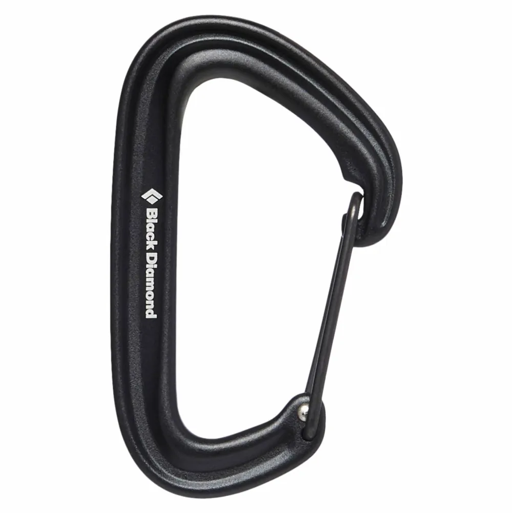 Black Diamond LiteWire Carabiner Black Best