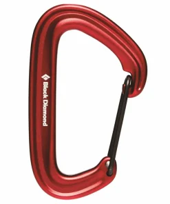 Black Diamond LiteWire Carabiner RED Outlet