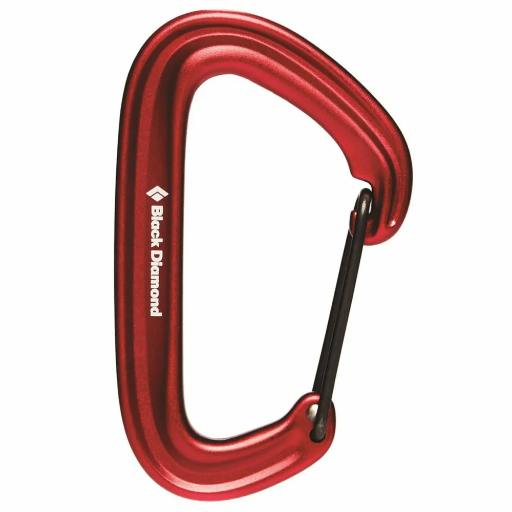 Black Diamond LiteWire Carabiner RED Outlet