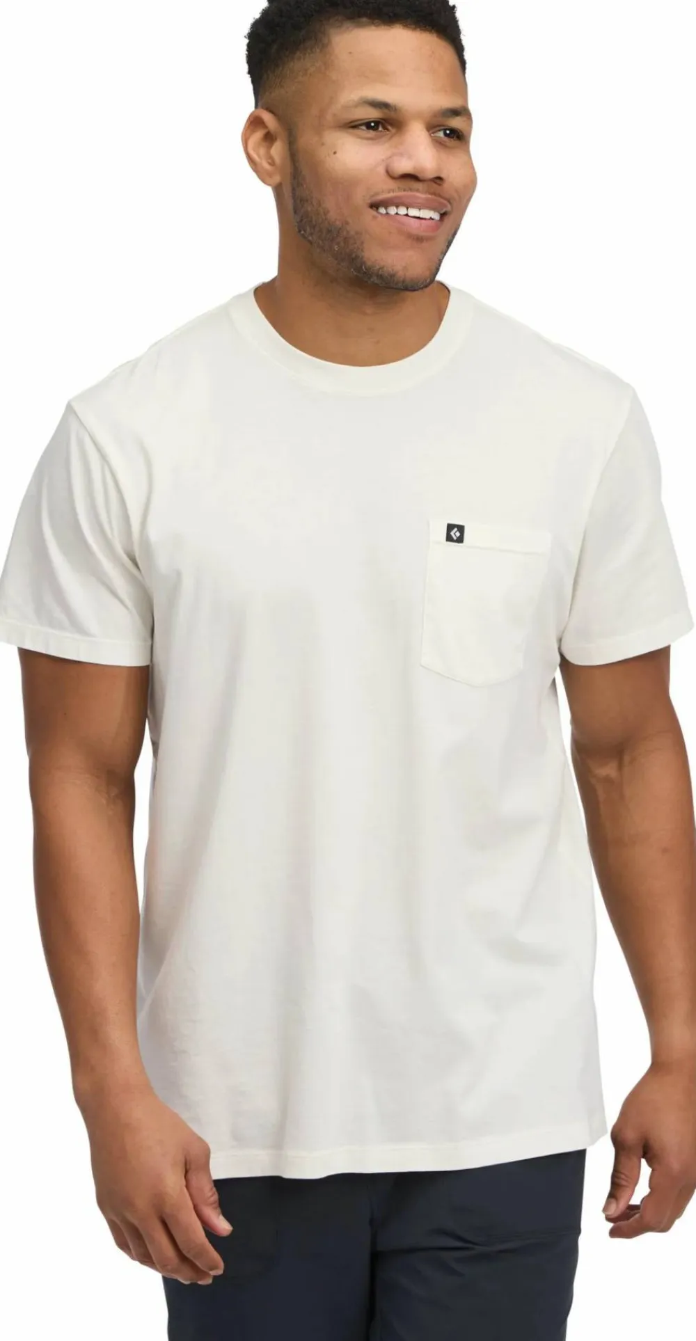 Hot Men's Diamond Patch Ss Pocket Tee Herrtröjor & Skjortor