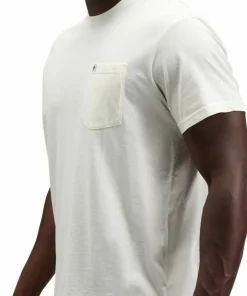 Hot Men's Diamond Patch Ss Pocket Tee Herrtröjor & Skjortor