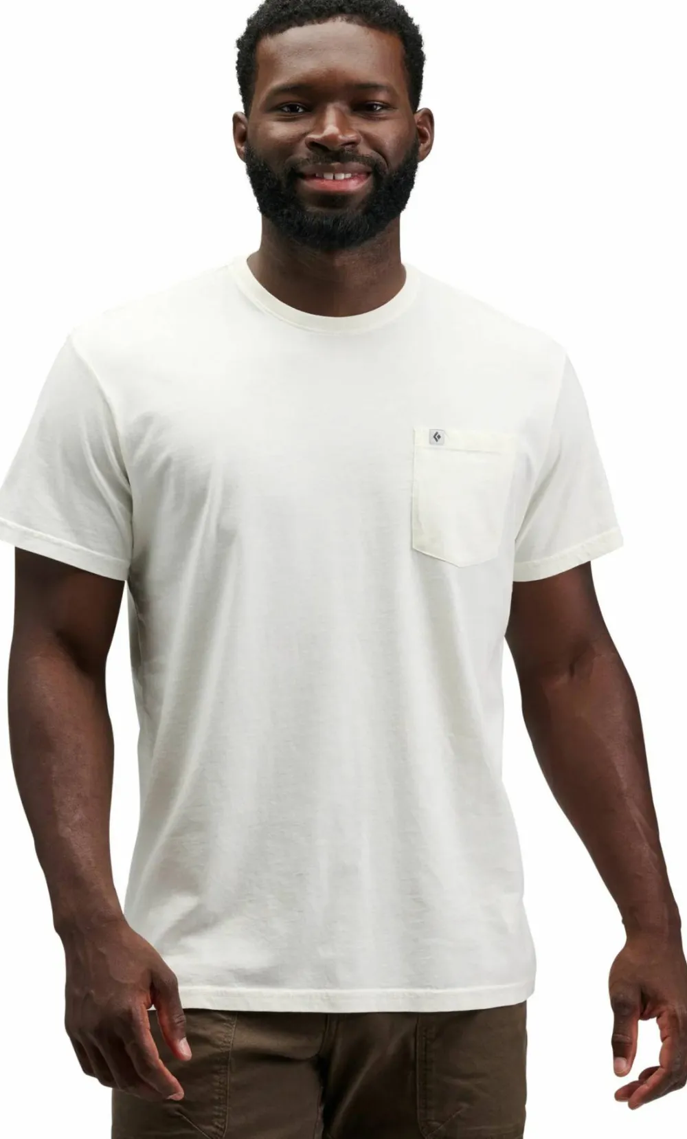 Hot Men's Diamond Patch Ss Pocket Tee Herrtröjor & Skjortor