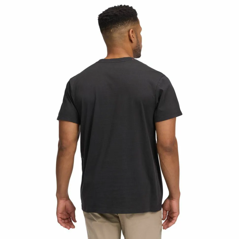 Black Diamond Men's Diamond Patch Ss Pocket Tee Black