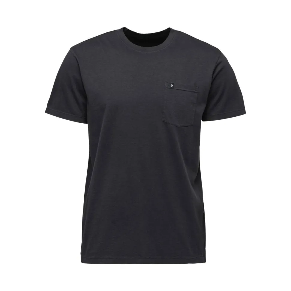 Black Diamond Men's Diamond Patch Ss Pocket Tee Black