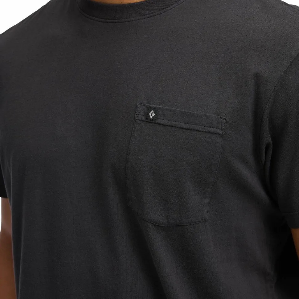 Black Diamond Men's Diamond Patch Ss Pocket Tee Black