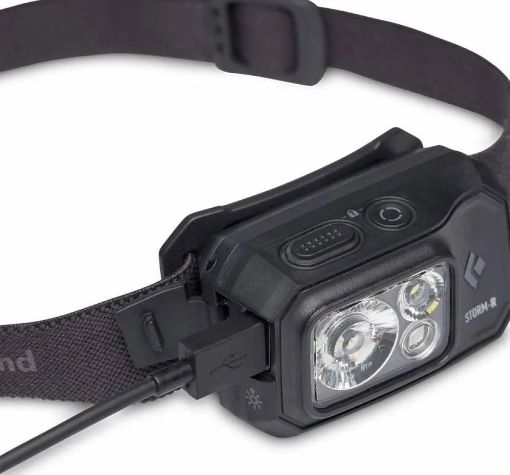 Black Diamond Storm 500-R Headlamp Black Best