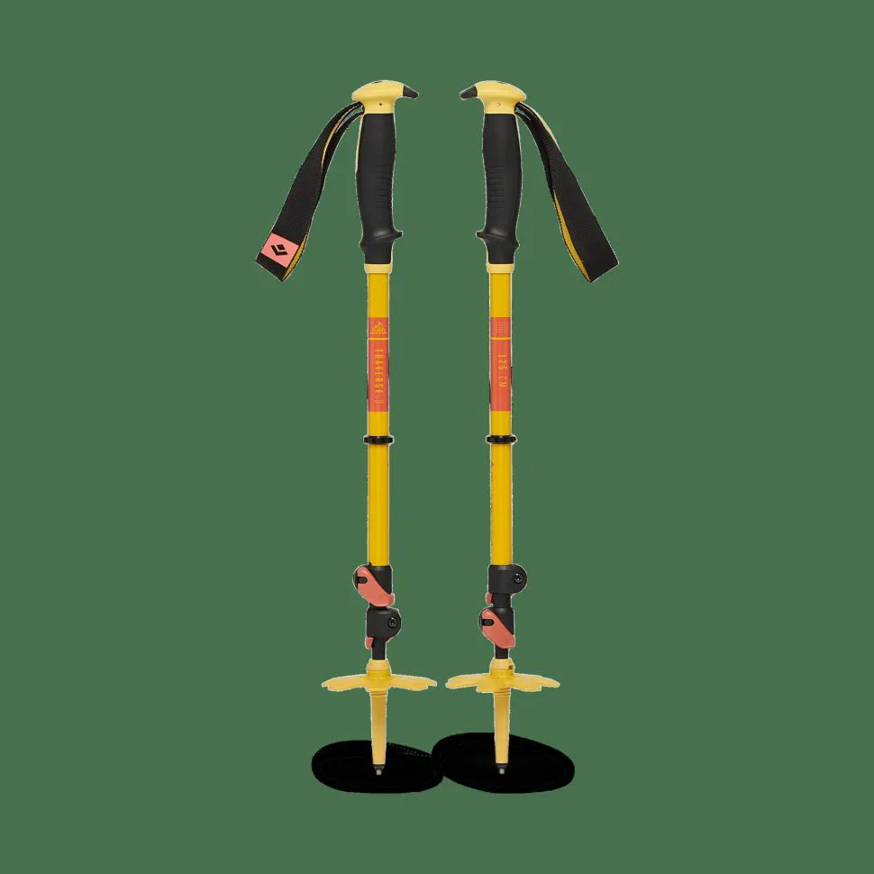 Black Diamond Traverse 3 Ski Poles Sulphur Green