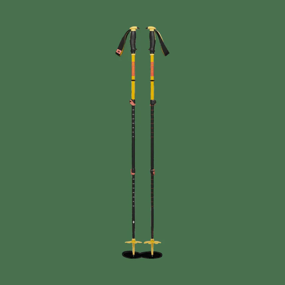 Black Diamond Traverse 3 Ski Poles Sulphur Green