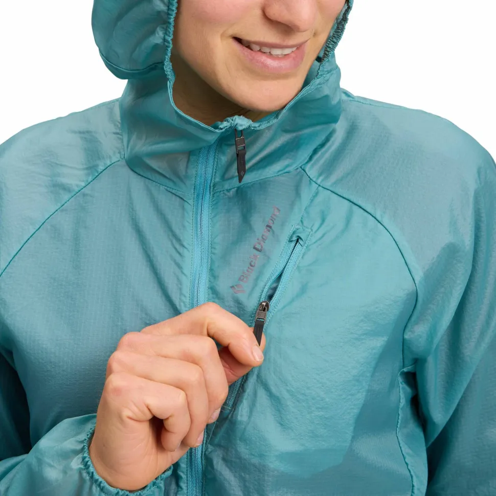 Black Diamond Women's Distance Wind Shell Glacier