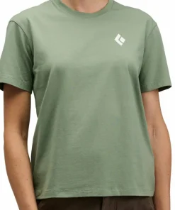 Black Diamond Women's Equipment For Alpinist Ss Tee Laurel Green Clearance