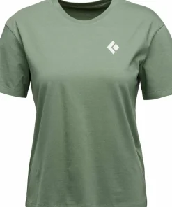 Black Diamond Women's Equipment For Alpinist Ss Tee Laurel Green Clearance