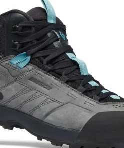 Black Diamond Women's Misson Leather Mid WP Steel Grey/Costal Blue