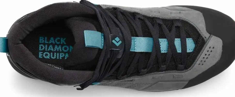 Black Diamond Women's Misson Leather Mid WP Steel Grey/Costal Blue