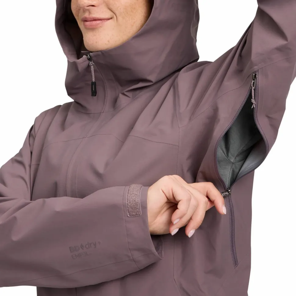 Black Diamond Women's Strataline Stretch Shell Dark Mauve