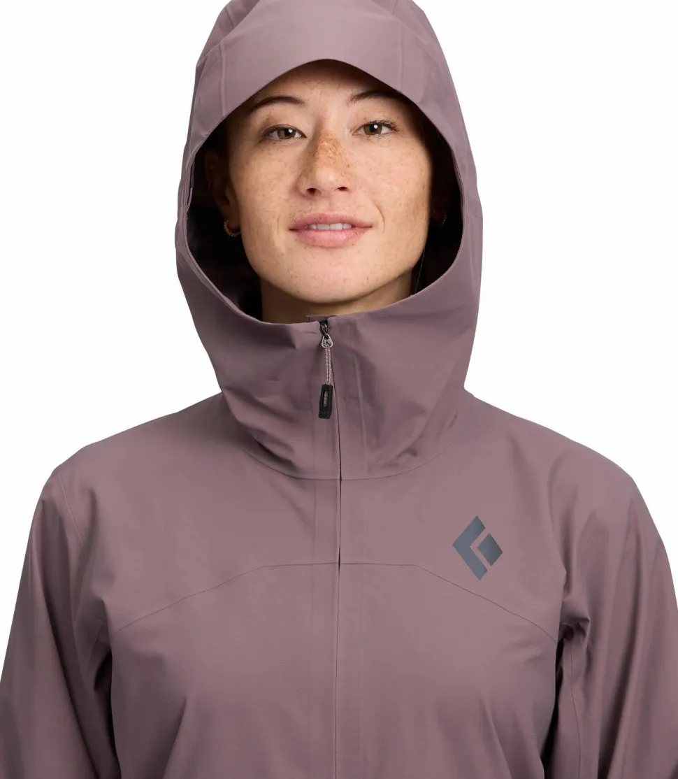Black Diamond Women's Strataline Stretch Shell Dark Mauve