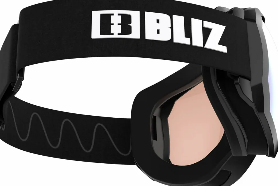 Bliz Charge Otg Matt Black W White Logo / Light Orange&blue