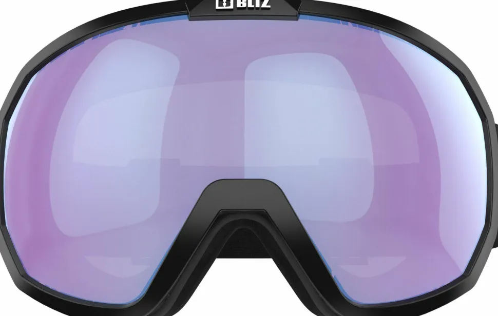 Bliz Charge Otg Matt Black W White Logo / Light Orange&blue