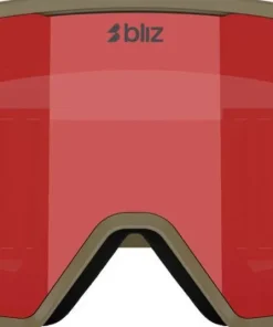 Bliz G002 Matte Camo Green/Brown W Red Multi