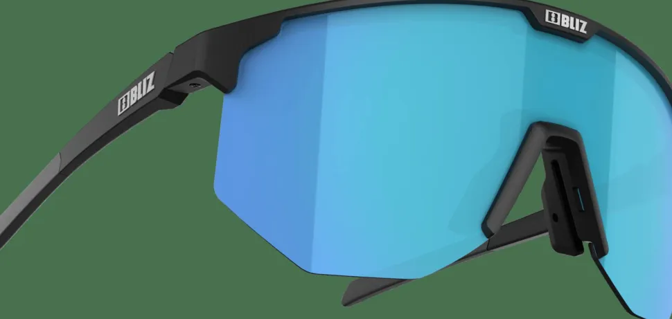 Bliz Hero Matt Black/Brown with Blue Multi