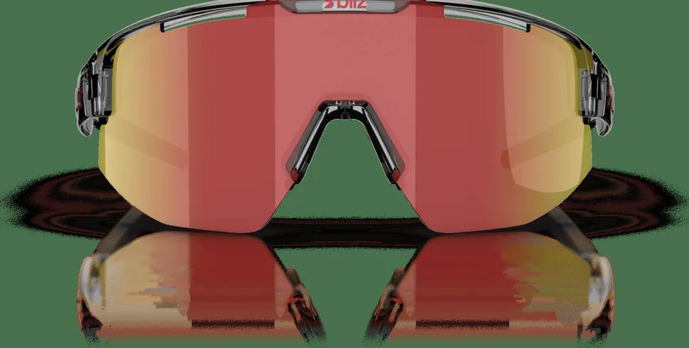 Bliz Matrix Transparent Dark Grey/Brow W Red Multi