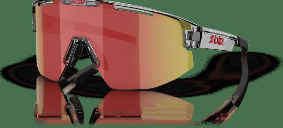 Bliz Matrix Transparent Dark Grey/Brow W Red Multi